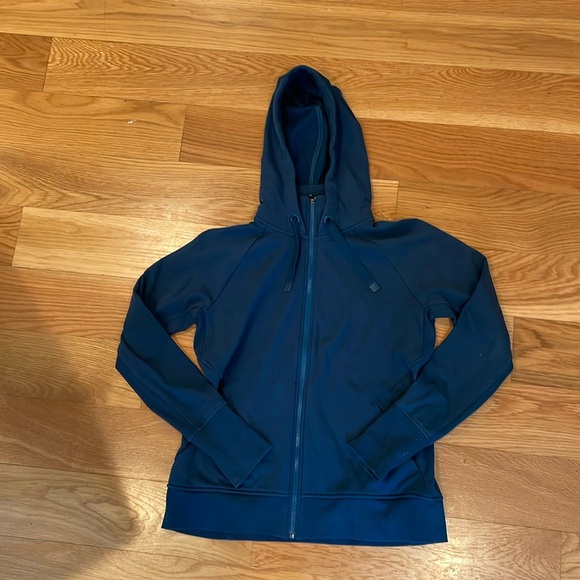 Athleta Blue Hoodie Sweatshirt - Picture 2 of 5